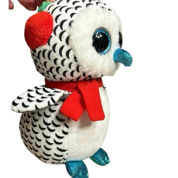 NWT Nester, TY, Beanie Boos ,Christmas 2018., height 10” , width 5”, shimmer.EC - Picture 13 of 14